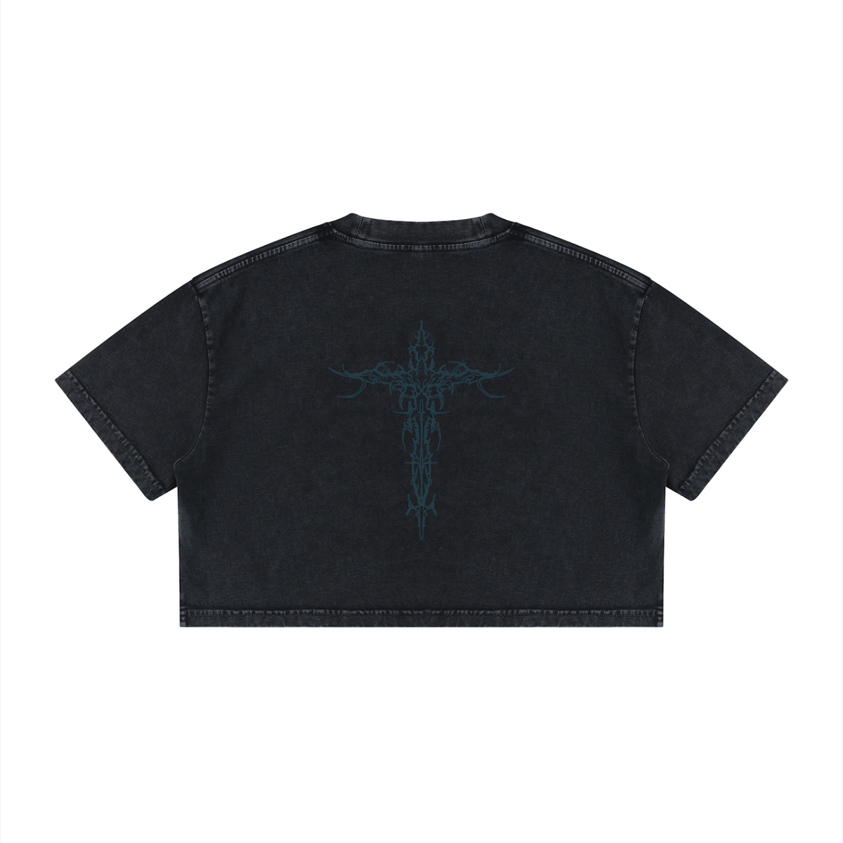 MASS  Mineral Wash Cotton Crop T-Shirt