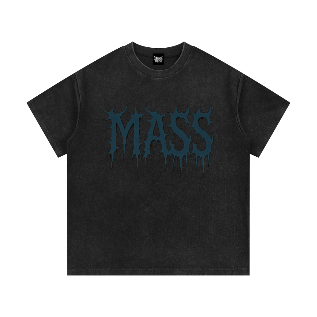 MASS Mineral Wash Waffle Knit T-Shirt