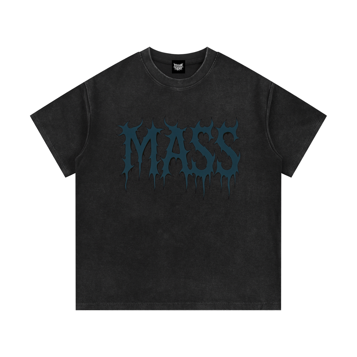 MASS Mineral Wash Waffle Knit T-Shirt