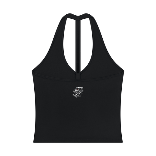 Big Dog Halter V-Neck Yoga Tank Top