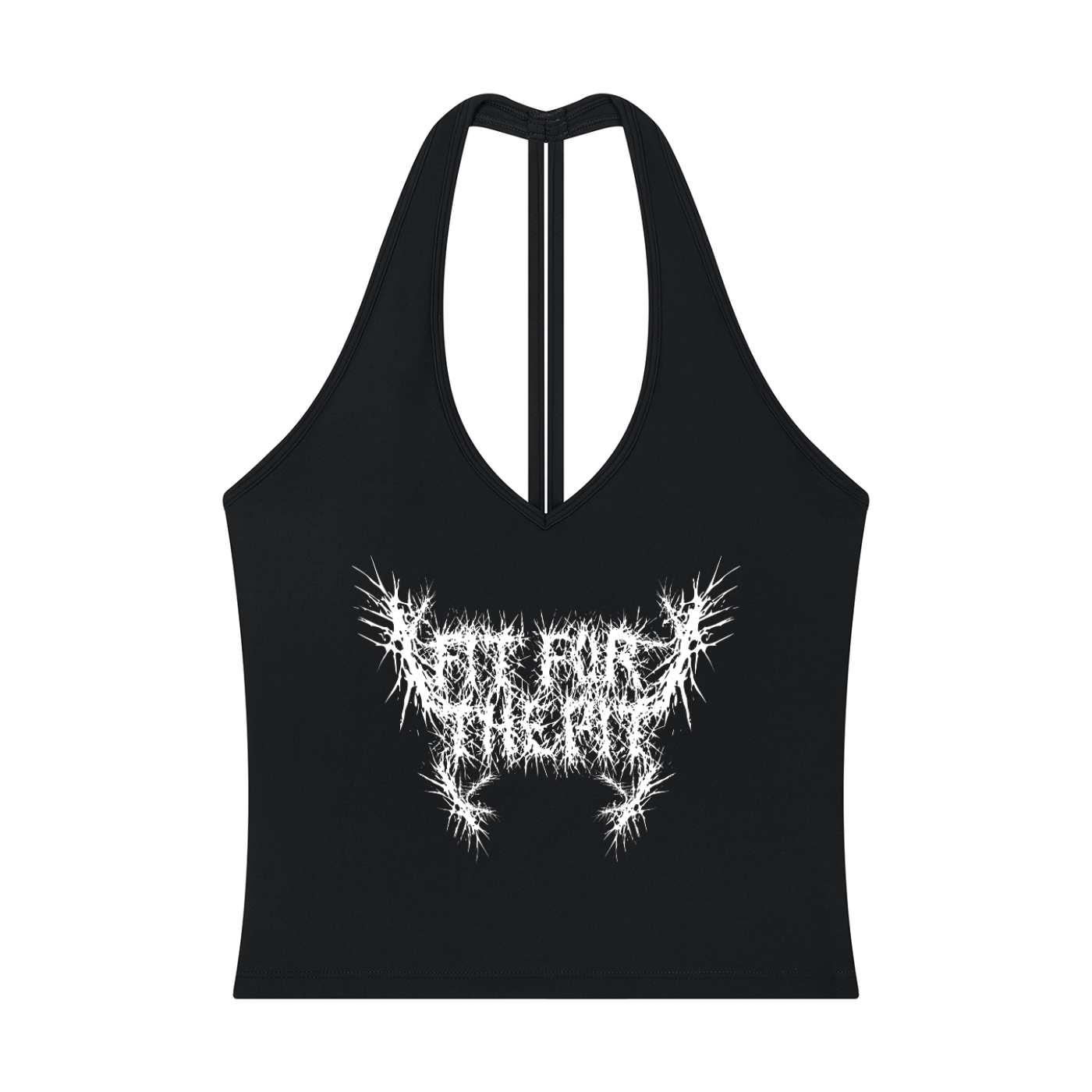Big Dog Halter V-Neck Yoga Tank Top
